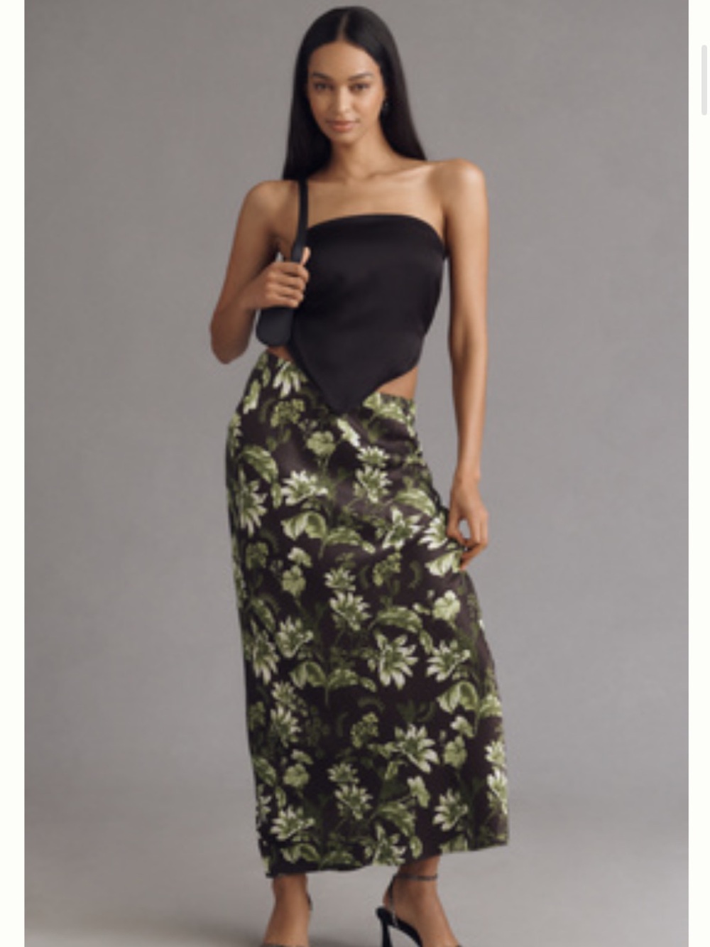 Anthropologie Tilda Maxi Slip Skirt size XS NWT